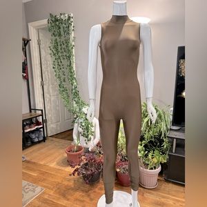 Brownish gold jumpsuit free size for xs-m